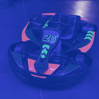 Glow in the dark kart